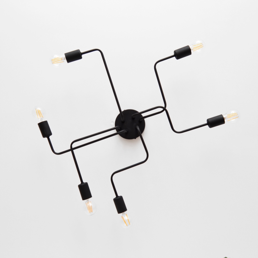 LED Πλαφονιέρα οροφής TUBE 6xE27/15W/230V