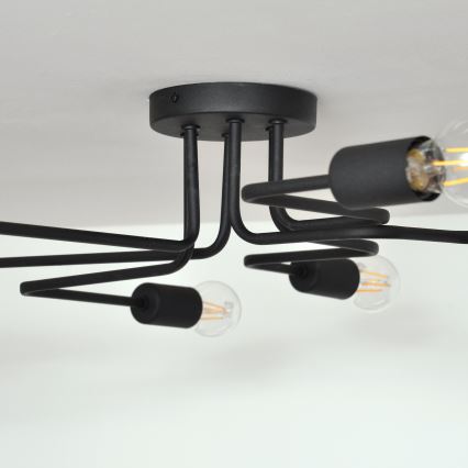 LED Πλαφονιέρα οροφής TUBE 6xE27/15W/230V
