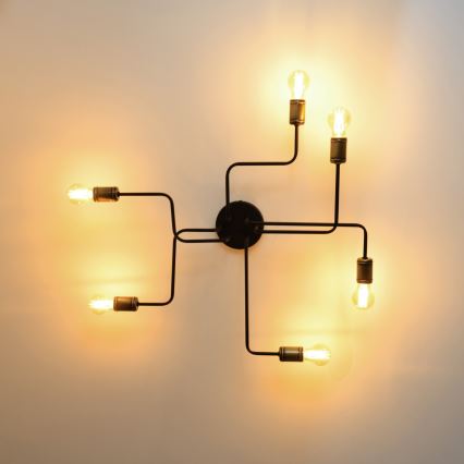 LED Πλαφονιέρα οροφής TUBE 6xE27/15W/230V