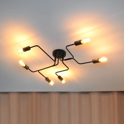 LED Πλαφονιέρα οροφής TUBE 6xE27/15W/230V
