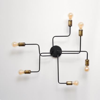 LED Πλαφονιέρα οροφής TUBE 6xE27/15W/230V
