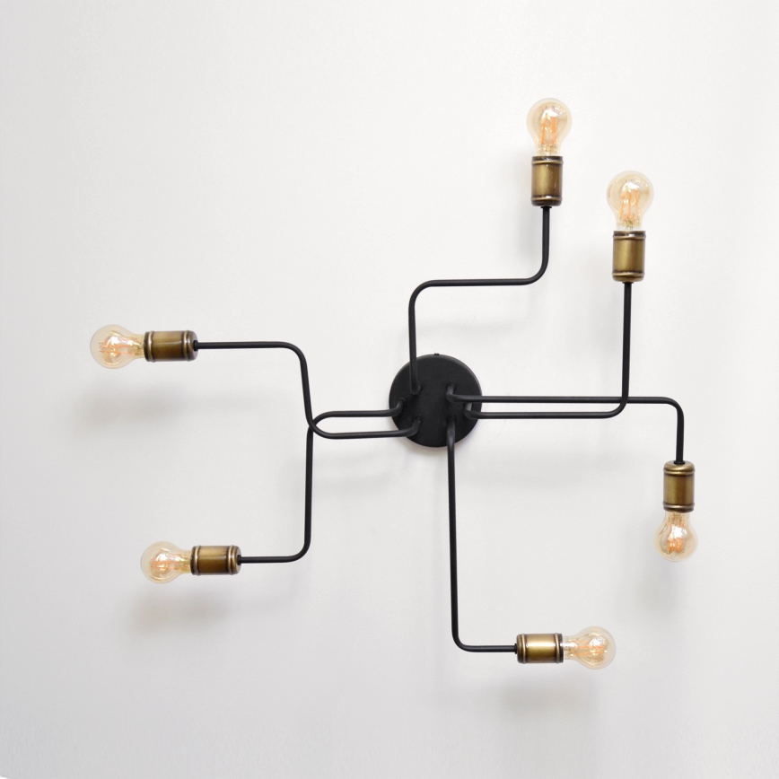 LED Πλαφονιέρα οροφής TUBE 6xE27/15W/230V