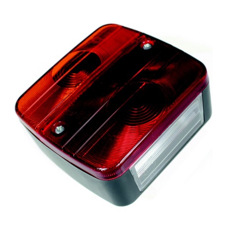 LED Πολυλειτουργικό οπίσθιο φως MULTI LED/47W/12-24V IP67 κόκκινο