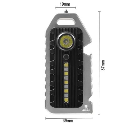 LED Πολυλειτουργικός επαναφορτιζόμενος φακός LED/1W/5V IP44 400 mAh 50 lm