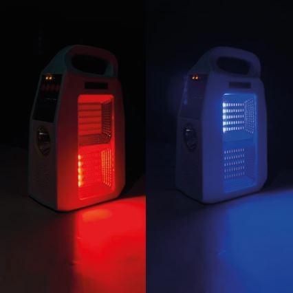 LED Πολυλειτουργικό ηλιακό φως με ηχείο και powerbank LED/5W/7200 mAh IP65