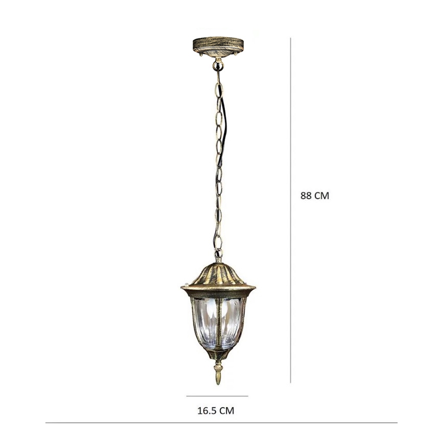 LED Πολύφωτο εξωτερικού χώρου FLORENCJA 1xE27/10W/230V IP43
