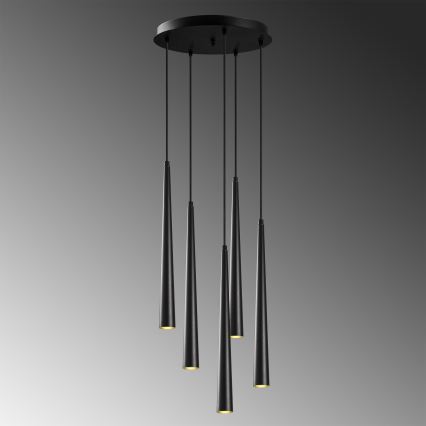 LED Πολύφωτο κρεμαστό UGUR 5xLED/3W/230V