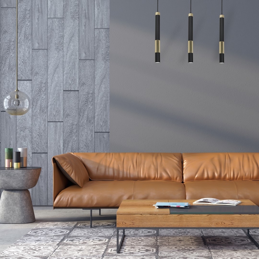 LED Πολύφωτο κρεμαστό με σύρμα DALLAS 3xGU10/3W/230V