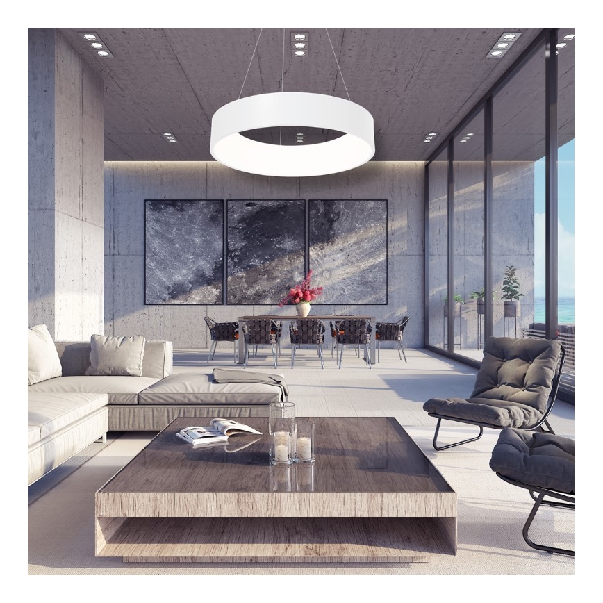 LED Πολύφωτο κρεμαστό με σύρμα OHIO LED/24W/230V