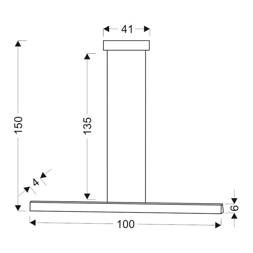 LED Πολύφωτο ράγα COCONUT LED/28W/230V