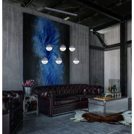 LED Πολύφωτο ράγα FURNI 6xLED/5W/230V