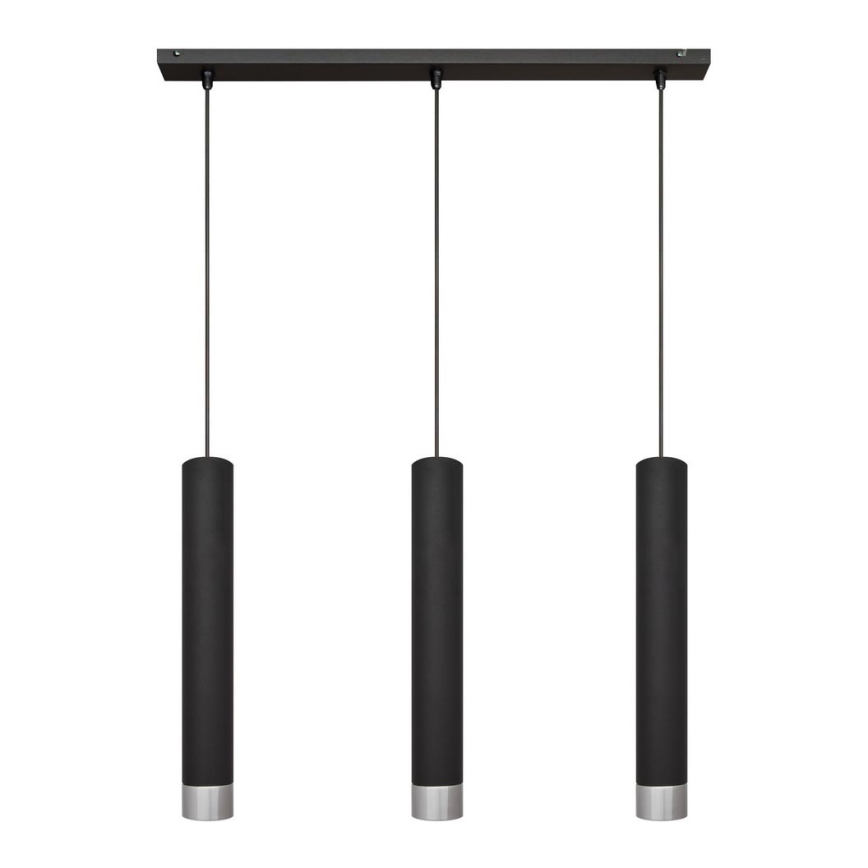 LED Πολύφωτο σε σχοινί TUBA 3xGU10/4,8W/230V