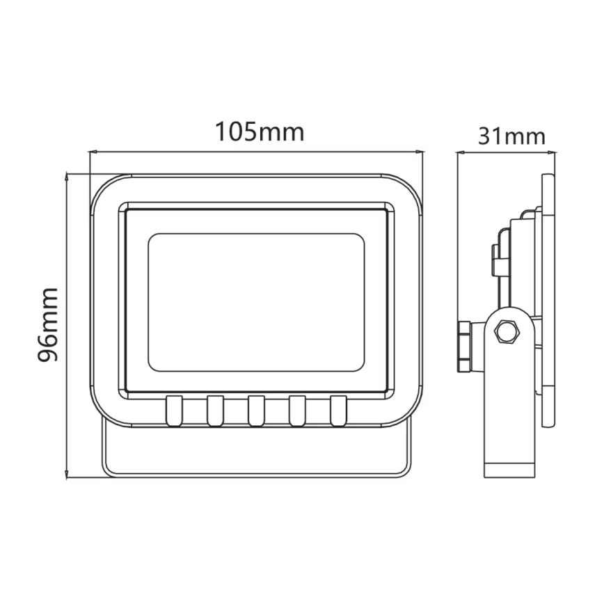 LED Προβολέας LED/10W/230V 6500K IP65