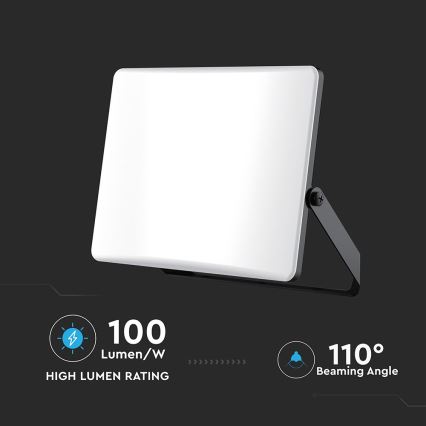 LED Προβολέας LED/100W/230V 3000/4000/6500K IP65 μαύρο