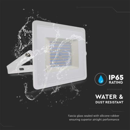 LED Προβολέας LED/100W/230V 4000K IP65 λευκό