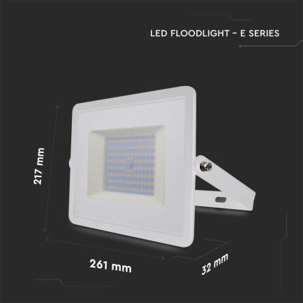LED Προβολέας LED/100W/230V 4000K IP65 λευκό
