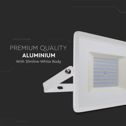 LED Προβολέας LED/100W/230V 6500K IP65 λευκό