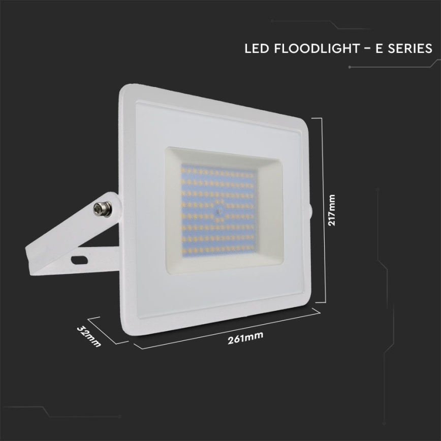 LED Προβολέας LED/100W/230V 6500K IP65 λευκό