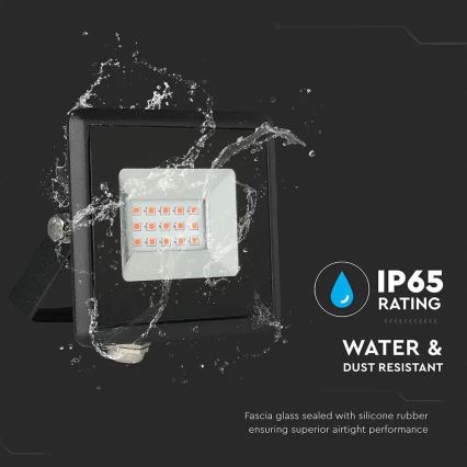 LED Προβολέας LED/10W/230V IP65 κόκκινο φως