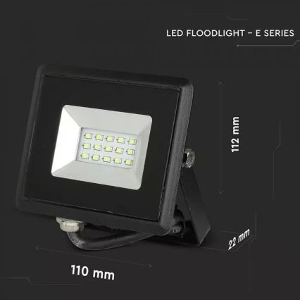 LED Προβολέας LED/10W/230V IP65 πράσινο φως