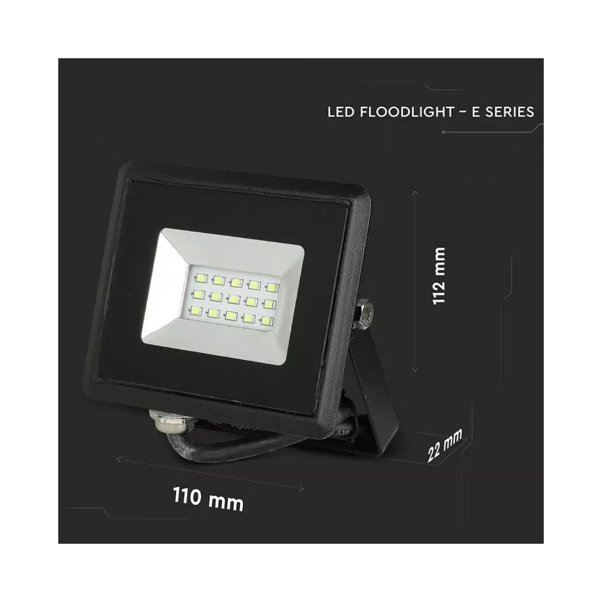 LED Προβολέας LED/10W/230V IP65 πράσινο φως