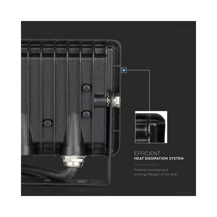 LED Προβολέας LED/10W/230V IP65 πράσινο φως