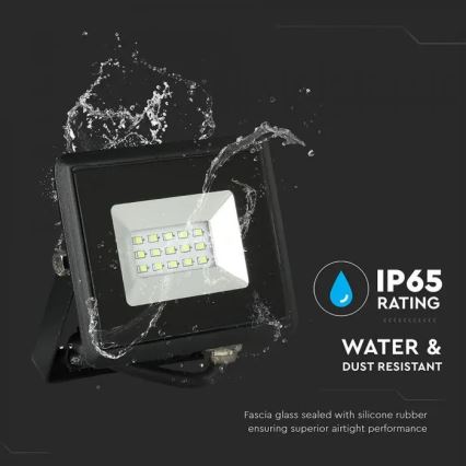 LED Προβολέας LED/10W/230V IP65 πράσινο φως