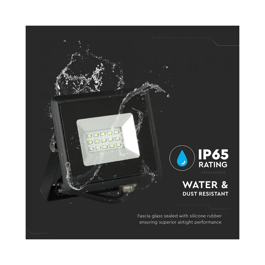 LED Προβολέας LED/10W/230V IP65 πράσινο φως