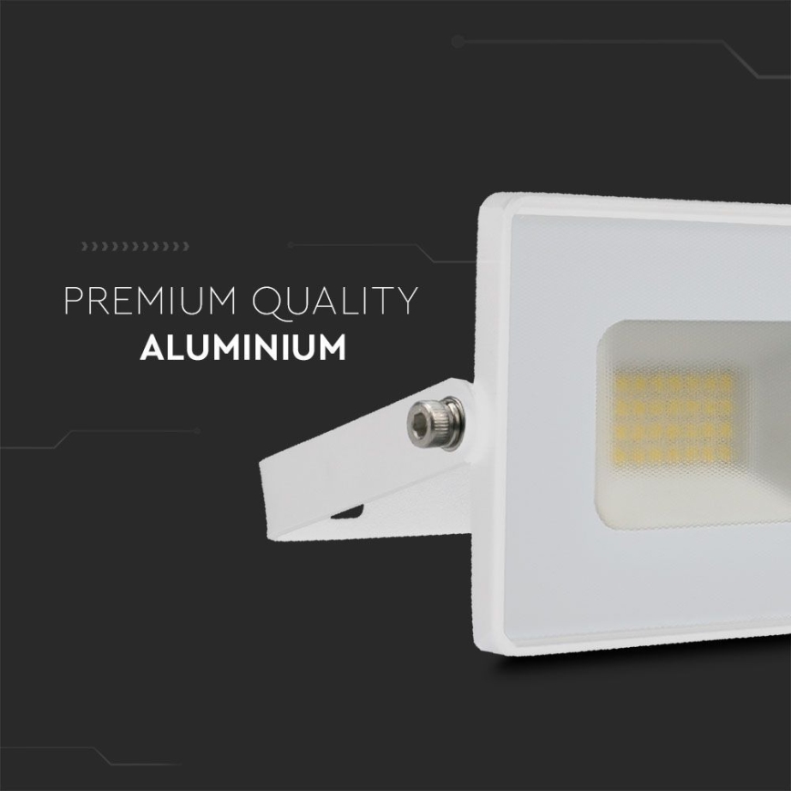LED Προβολέας LED/20W/230V 6500K IP65 λευκό