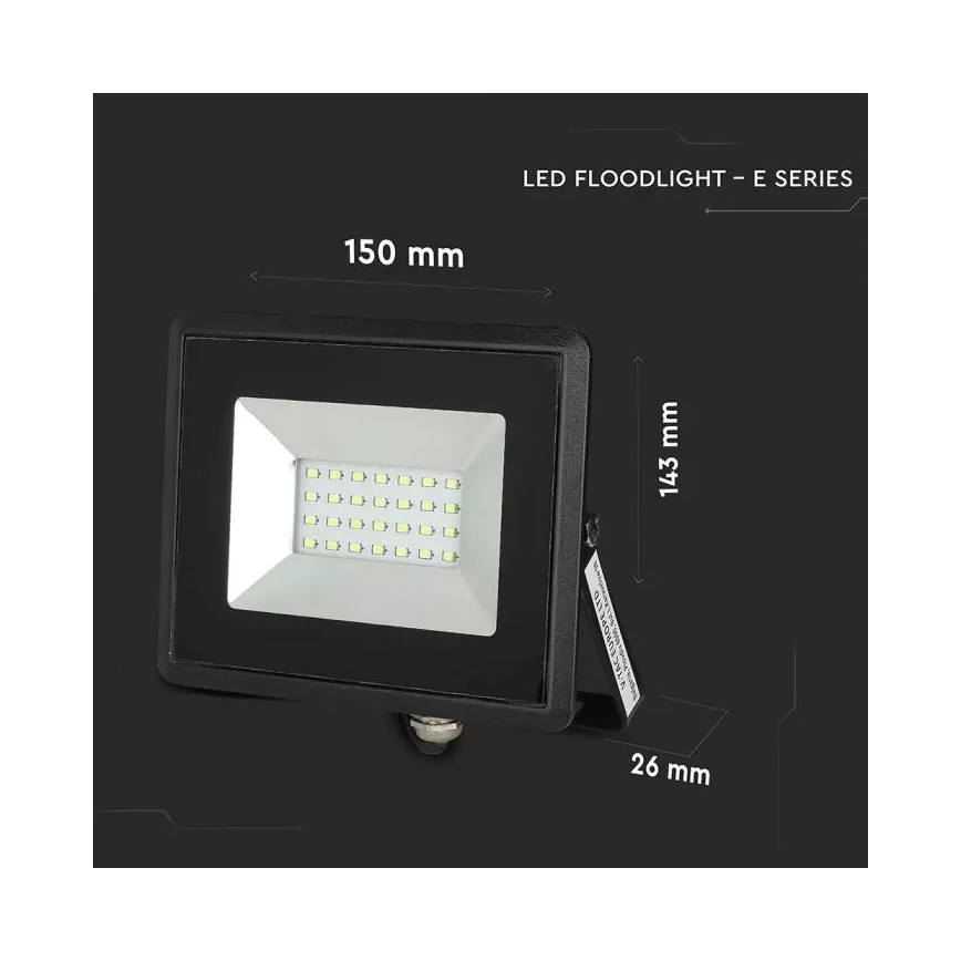 LED Προβολέας LED/20W/230V IP65 πράσινο φως