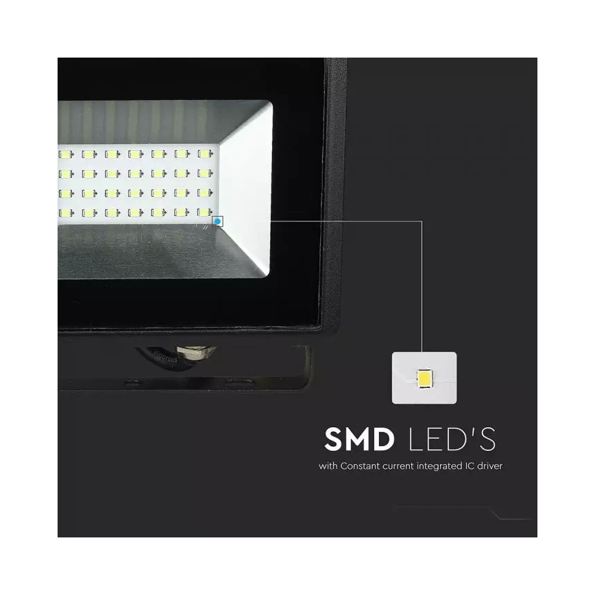 LED Προβολέας LED/20W/230V IP65 πράσινο φως
