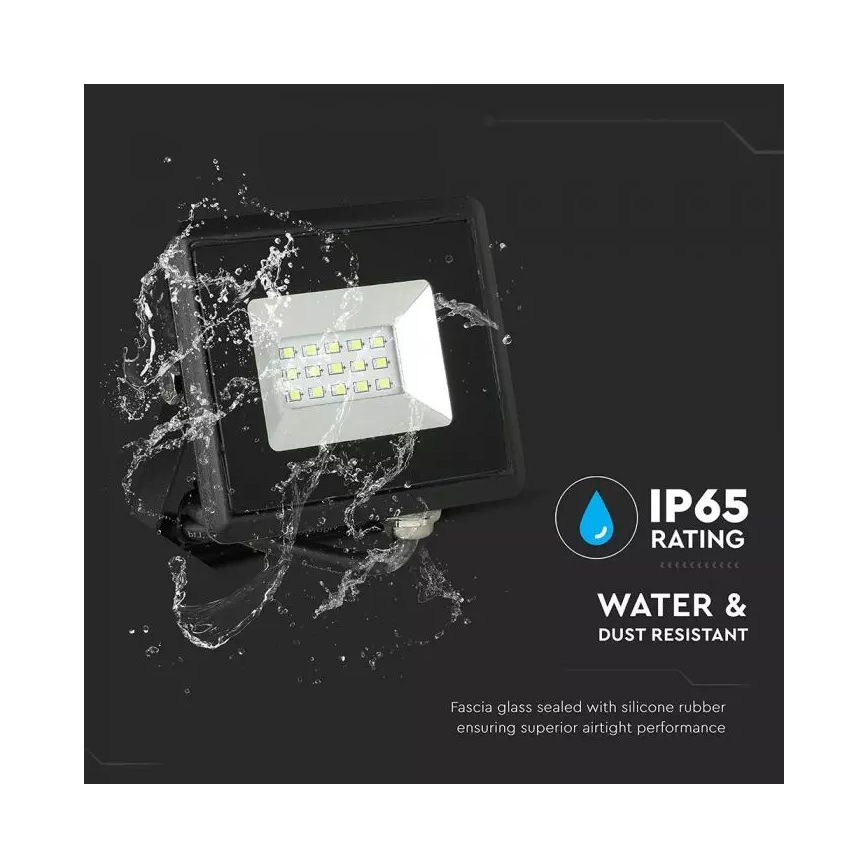 LED Προβολέας LED/20W/230V IP65 πράσινο φως