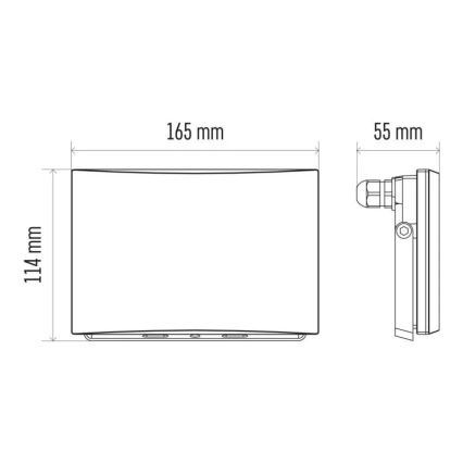 LED Προβολέας LED/30,5W/230V IP65