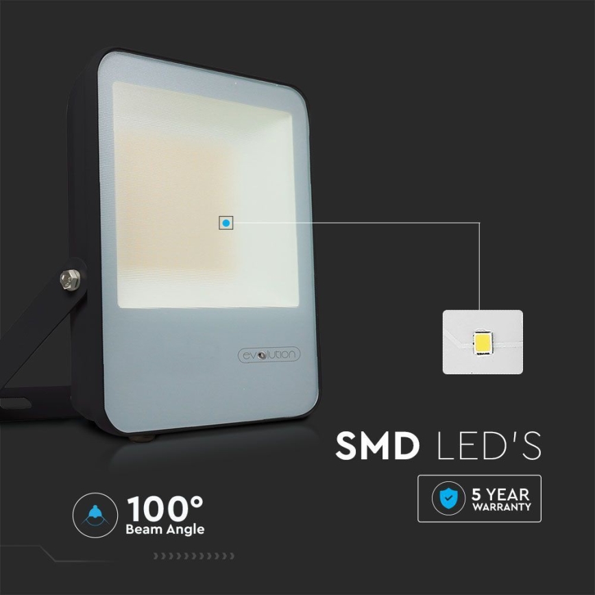 LED Προβολέας LED/30W/230V 6400K IP65 μαύρο