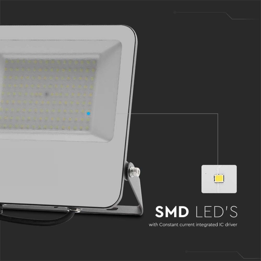 LED Προβολέας SAMSUNG CHIP LED/100W/230V 4000K IP65 μαύρο