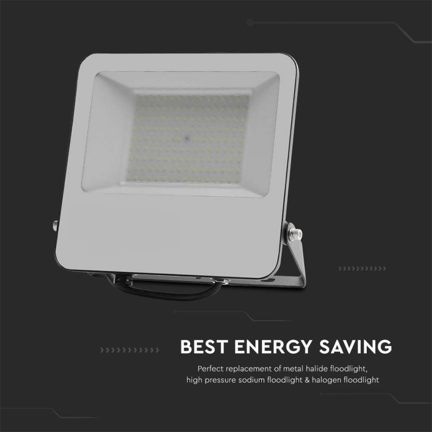 LED Προβολέας SAMSUNG CHIP LED/100W/230V 4000K IP65 μαύρο