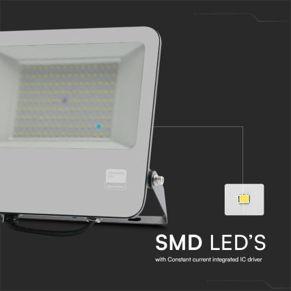 LED Προβολέας SAMSUNG CHIP LED/100W/230V 6400K IP65 μαύρο