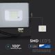LED Προβολέας SAMSUNG CHIP LED/10W/230V IP65 3000K μαύρο
