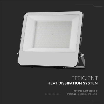 LED Προβολέας SAMSUNG CHIP LED/200W/230V 4000K IP65 μαύρο