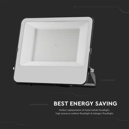 LED Προβολέας SAMSUNG CHIP LED/200W/230V 4000K IP65 μαύρο