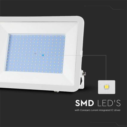 LED Προβολέας SAMSUNG CHIP LED/300W/230V 6500K IP65 λευκό
