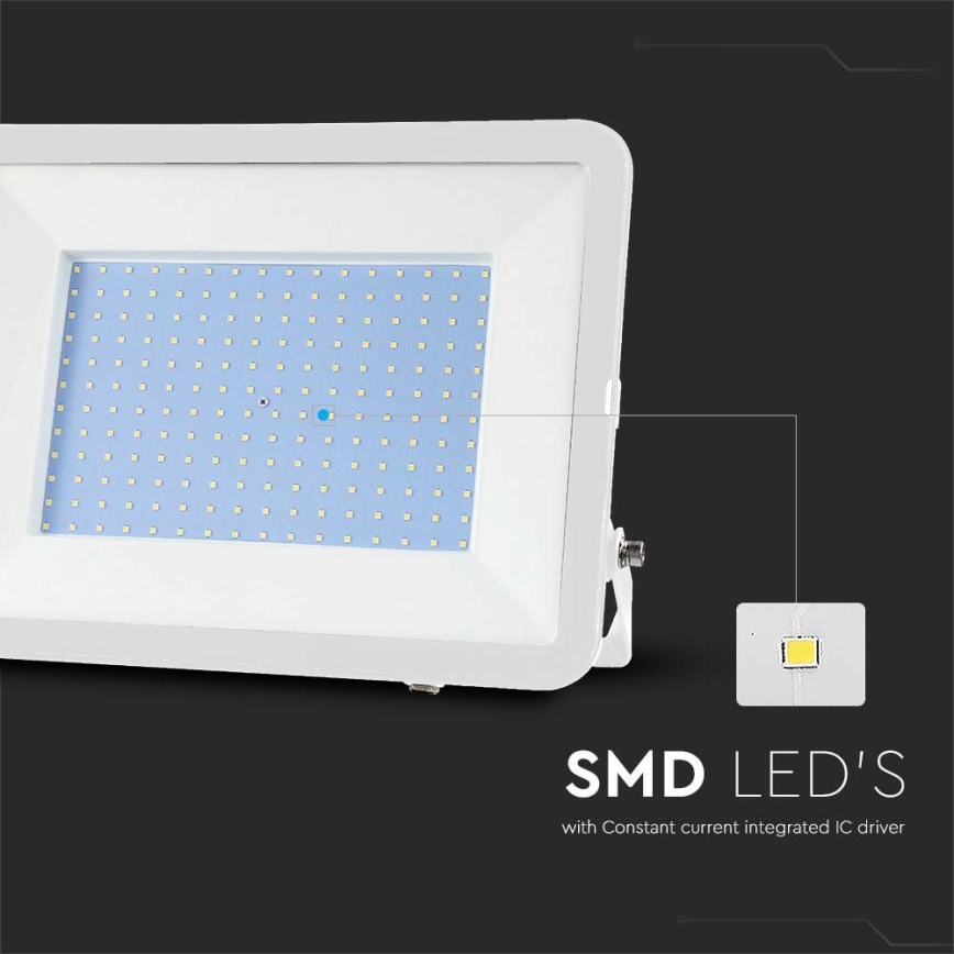 LED Προβολέας SAMSUNG CHIP LED/300W/230V 6500K IP65 λευκό