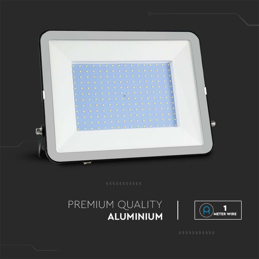 LED Προβολέας SAMSUNG CHIP LED/300W/230V 6500K IP65 μαύρο