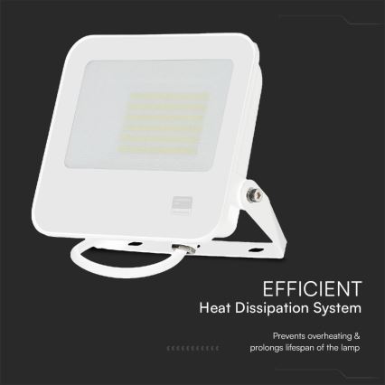 LED Προβολέας SAMSUNG CHIP LED/50W/230V 4000K IP65 λευκό