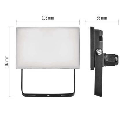 LED Προβολέας TAMBO LED/10W/230V 4000K IP65
