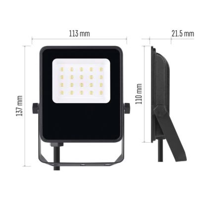 LED Προβολέας VISIO LED/10W/230V 4000K IP65
