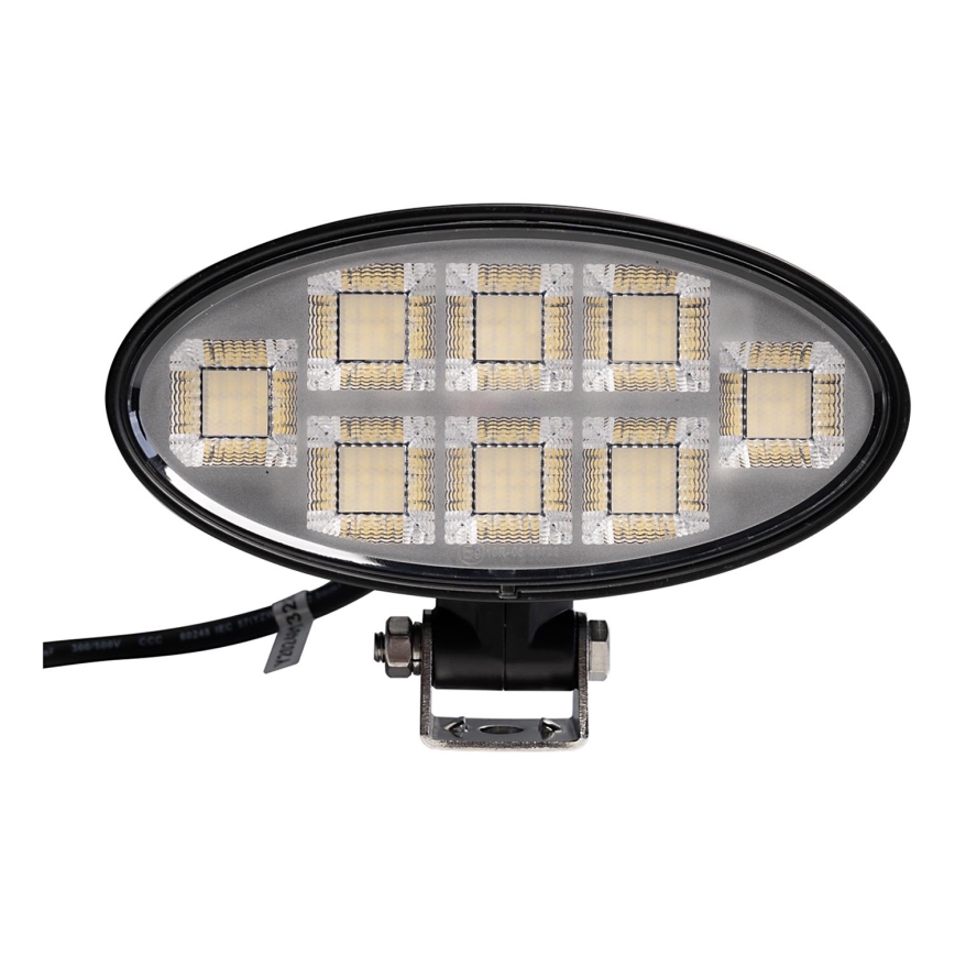 LED Προβολέας αυτοκινήτου BLACK LED/160W/10-30V IP69 5700K οβάλ