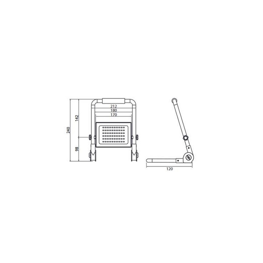 LED Προβολέας με βάση ADVIVE WORK LED/50W/230V IP65