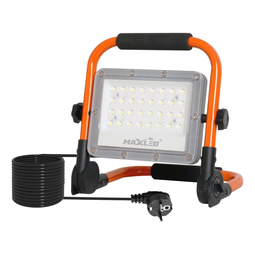 LED Προβολέας με βάση LED/50W/230V 5000K IP65 πορτοκαλί