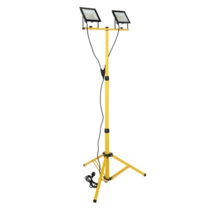 LED Προβολέας με βάση TIGRA 2xLED/50W/230V 4000K IP54 μαύρο/κίτρινο